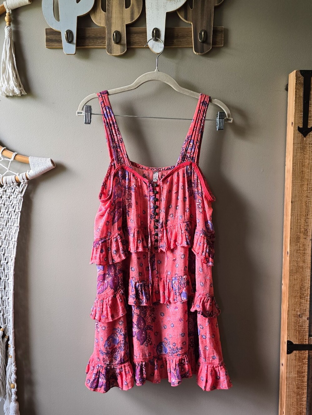 Intimately Free People Sunrise Nightie Mini Dress Carnation